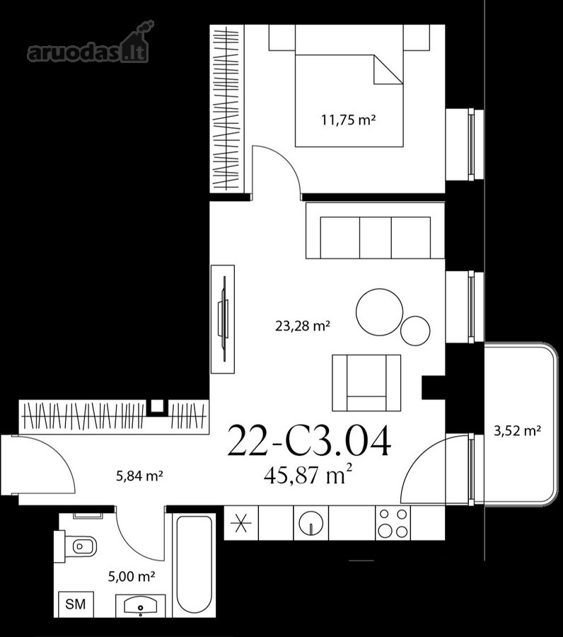 „Trinyčių rezidencija“ - modernus 5 ha - nuotraukos Nr. 18