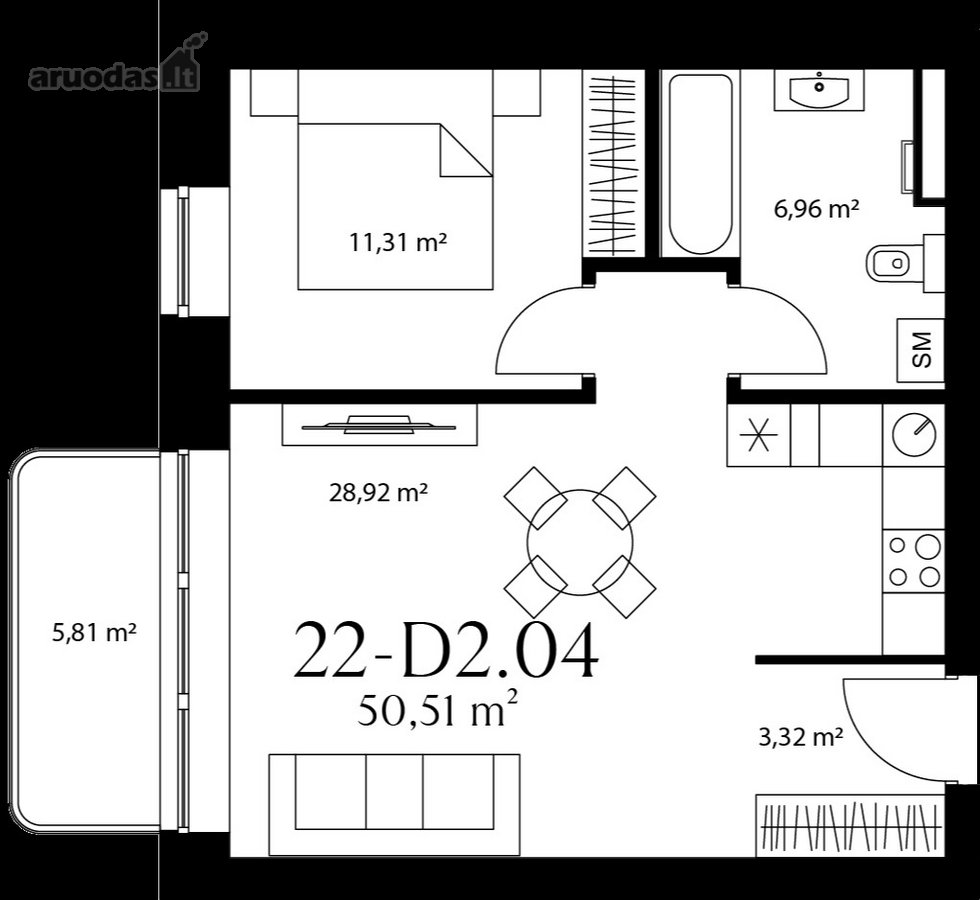 „Trinyčių rezidencija“ - modernus 5 ha - nuotraukos Nr. 18