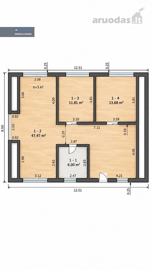 Naujas Namas + 2 Sklypai  12 A  Vos 500 M - nuotraukos Nr. 11
