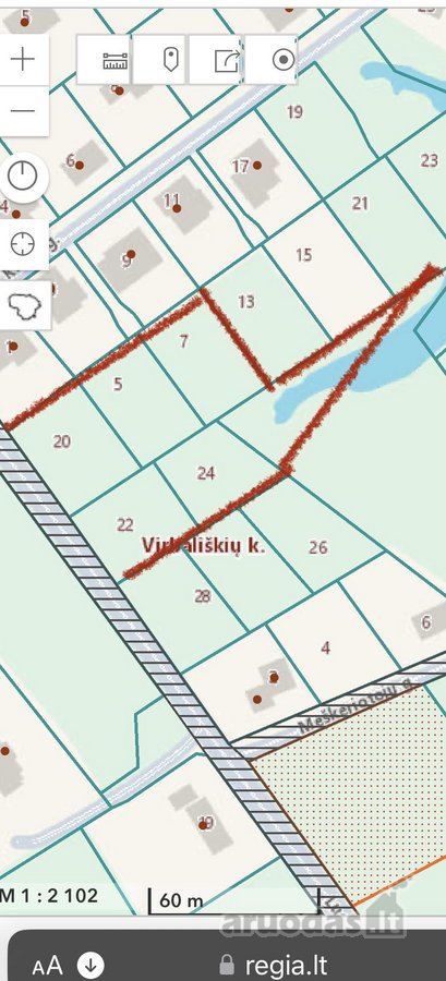Parduodamas 66 aru, namu valdos sklypas su - nuotraukos Nr. 2