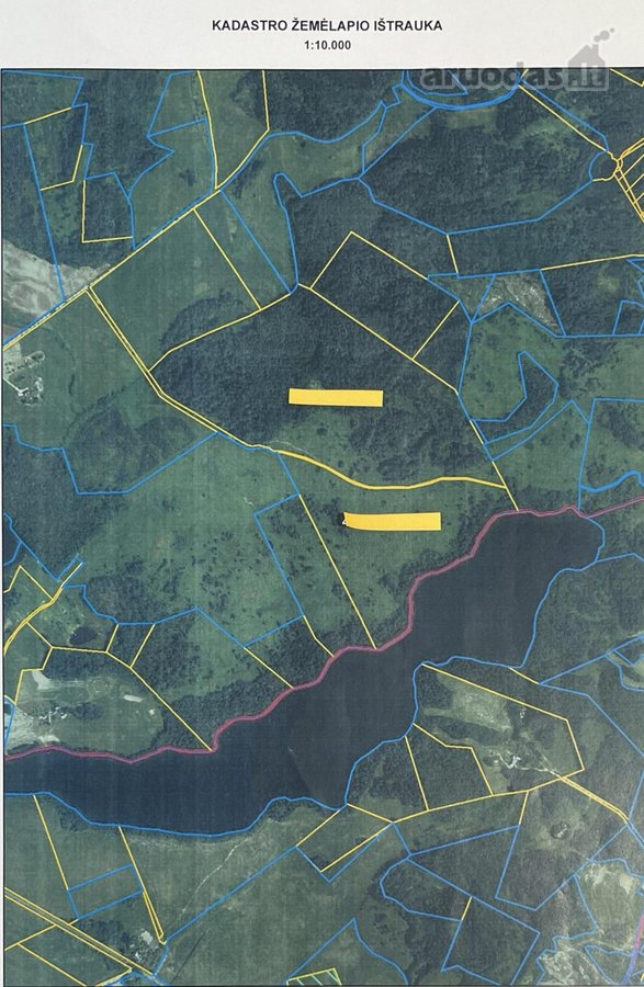 Vientisas 44,5 ha sklypas: Miškas, Žemė ir - nuotraukos Nr. 5
