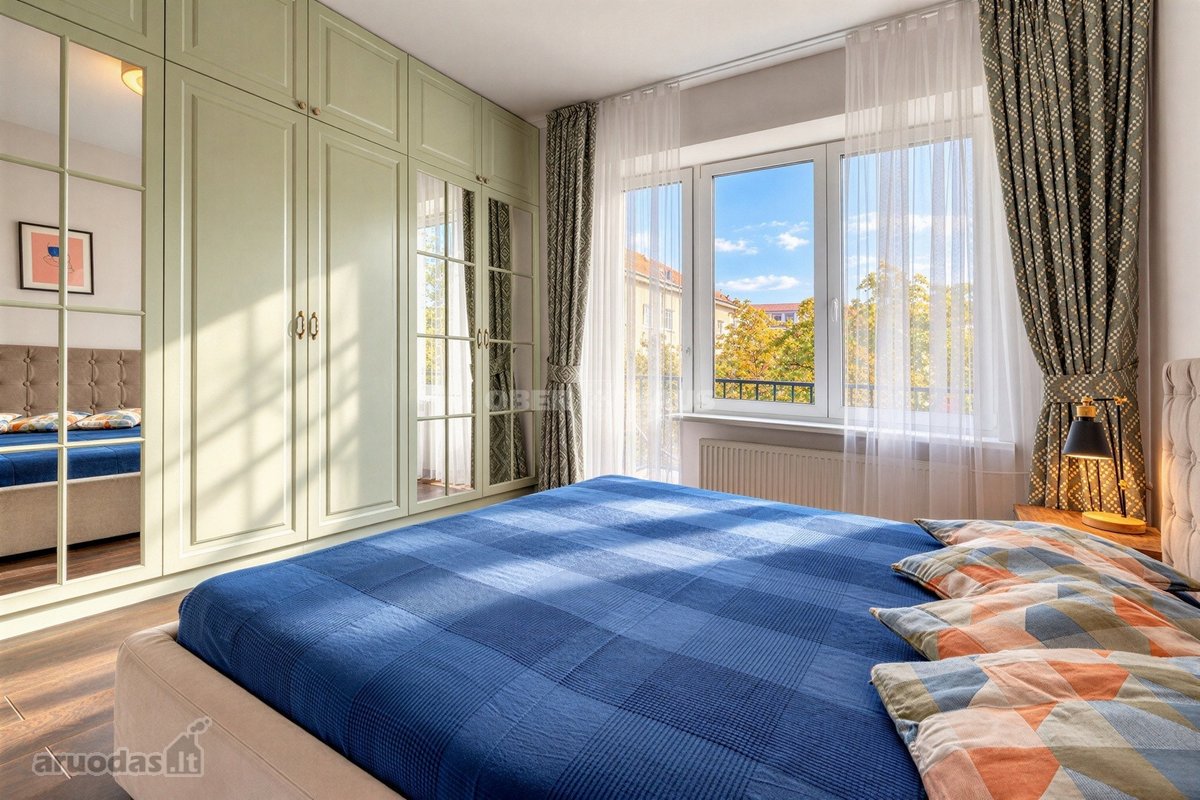 Išnuomojamas erdvus ir šviesus 3 kambarių, 77 - nuotraukos Nr. 2