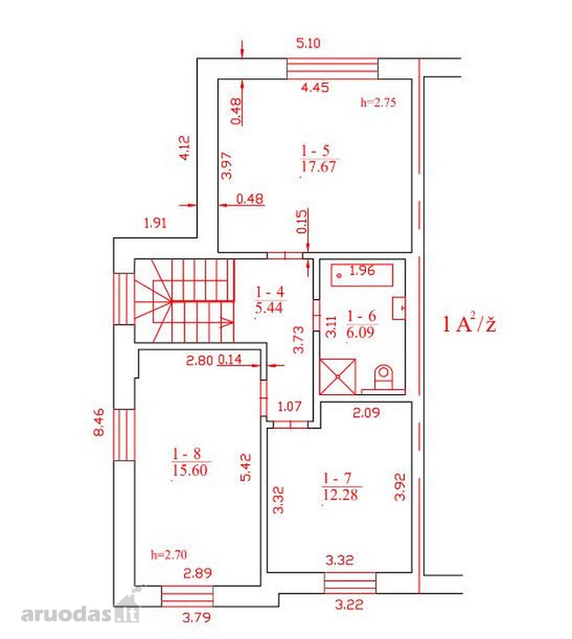 Parduodamas pilnai įrengtas, A++ energetinės - nuotraukos Nr. 19