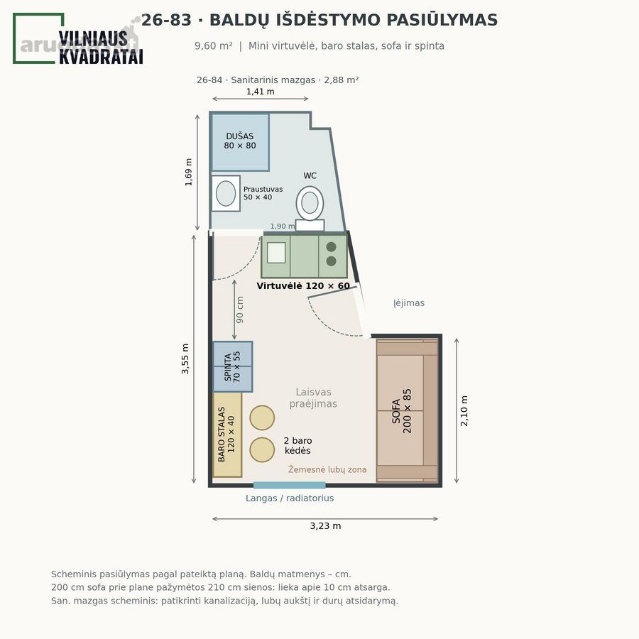  Butas už įkandamą kainą Vilniaus Senamiestyje - nuotraukos Nr. 2