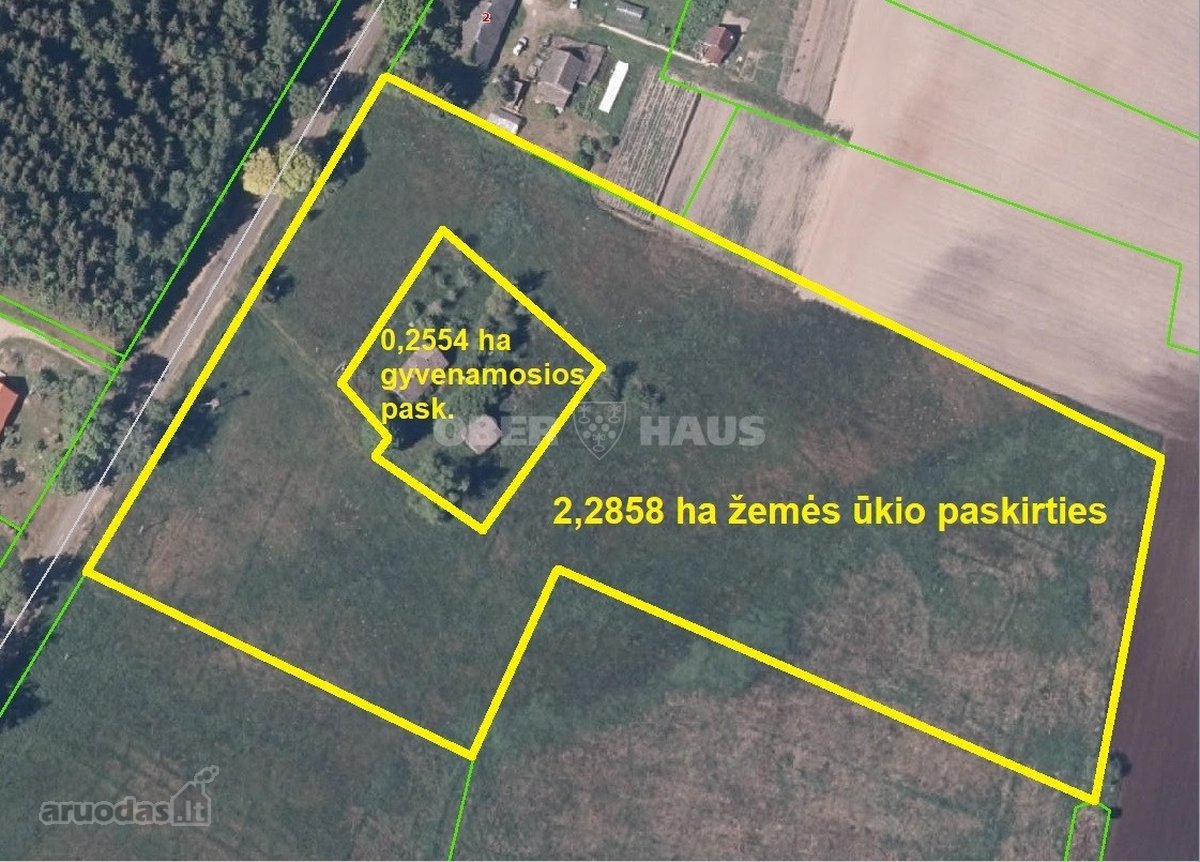 Sodyba su aplink ją esančiu žemės ūkio - nuotraukos Nr. 2