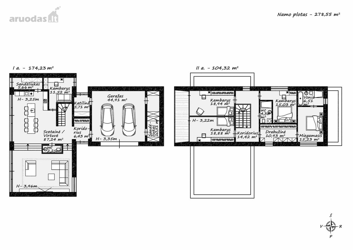 Architektūra, kurianti erdvę gyvenimui - nuotraukos Nr. 22