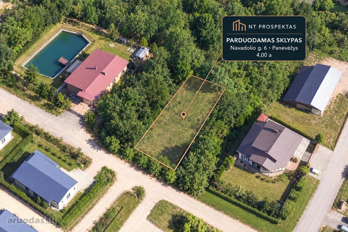 Parduodamas 4 Arų Namų Valdos Sklypas - nuotraukos Nr. 4
