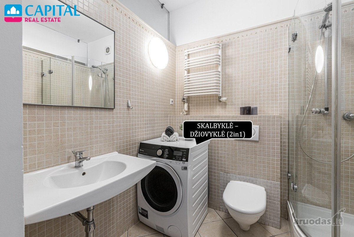 Nuomojamas naujai Suremontuotas 2 kambarių - nuotraukos Nr. 21
