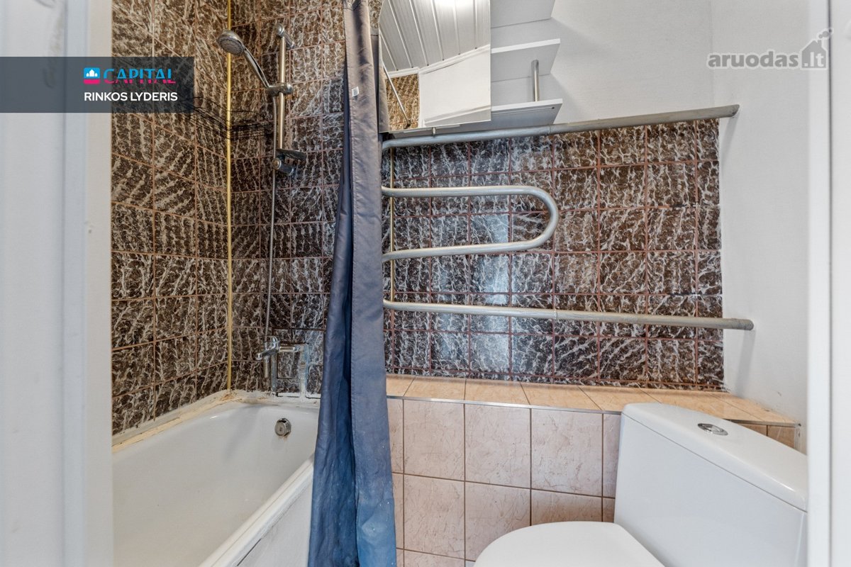Parduodamas 1 Kambario 21,20 m² Butas Su Rūsiu - nuotraukos Nr. 7