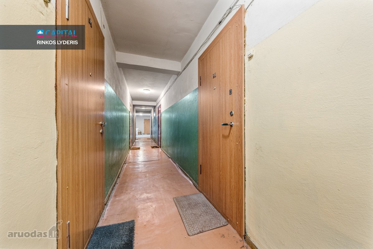 Parduodamas 1 Kambario 21,20 m² Butas Su Rūsiu - nuotraukos Nr. 11