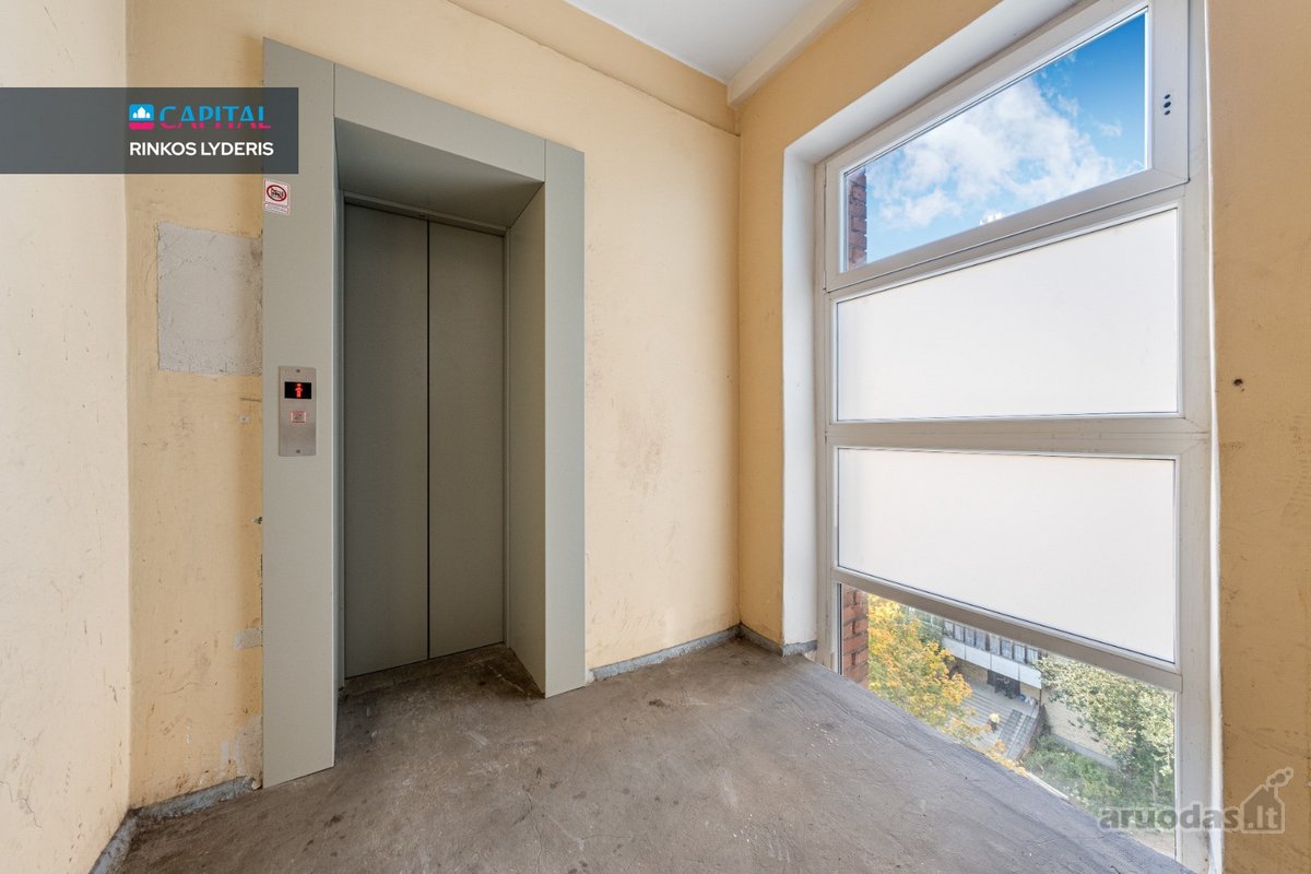 Parduodamas 1 Kambario 21,20 m² Butas Su Rūsiu - nuotraukos Nr. 12