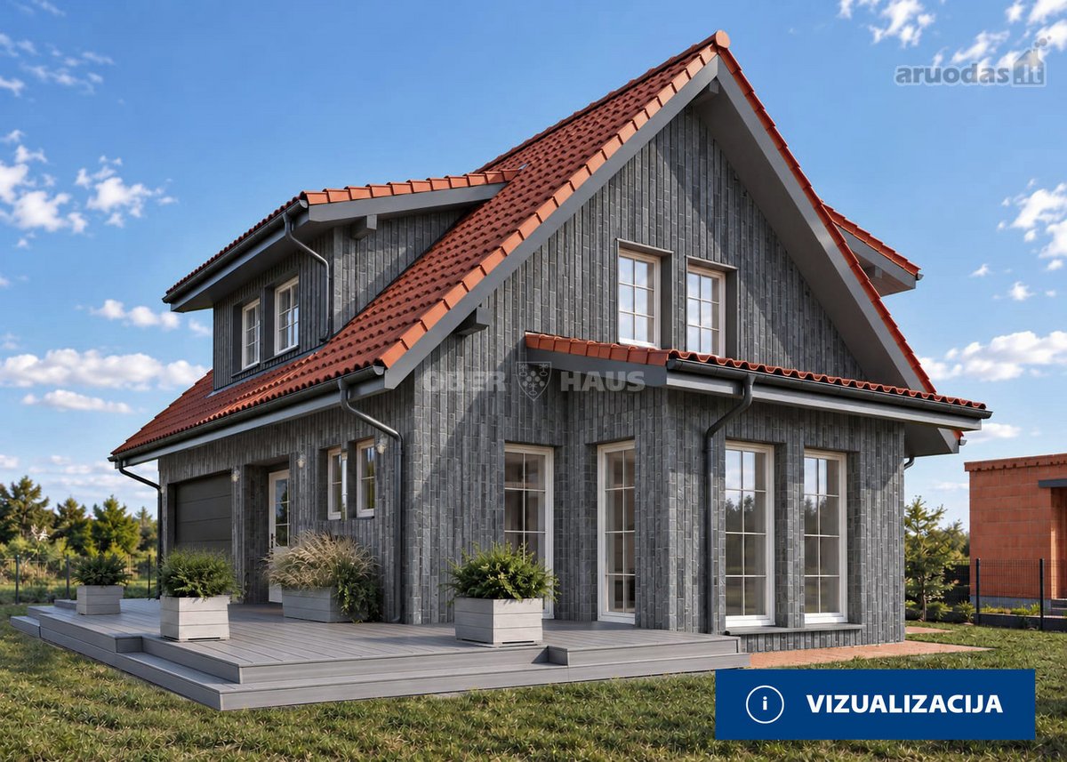 Nidos architektūros įkvėpti A++ klasės namai - nuotraukos Nr. 2