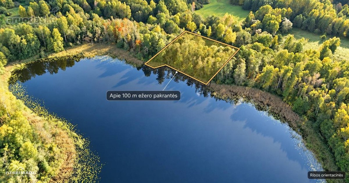 84 Arų Sklypas Su Apie 100 M Bradeso Ežero - nuotraukos Nr. 2