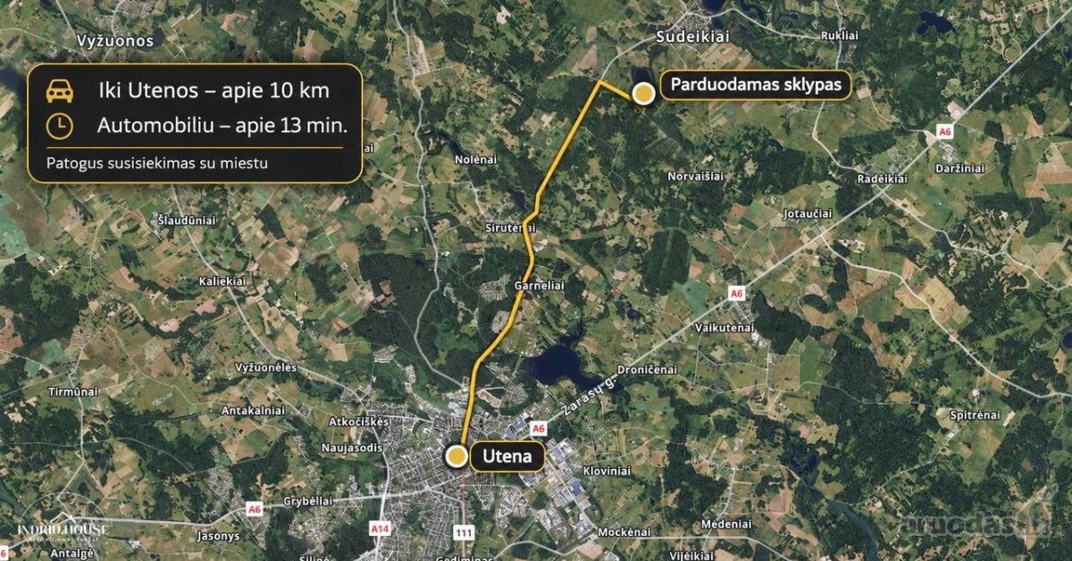 84 Arų Sklypas Su Apie 100 M Bradeso Ežero - nuotraukos Nr. 11