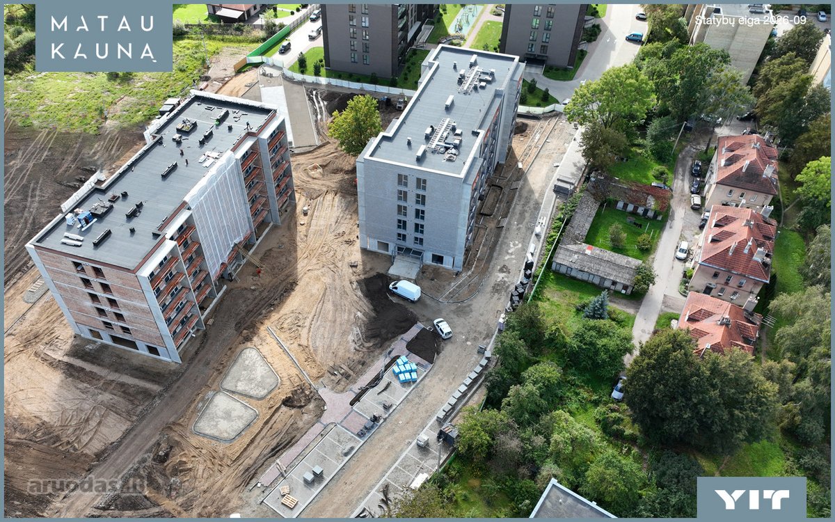 Parduodamas 2 kambarių butas su balkonu - nuotraukos Nr. 2