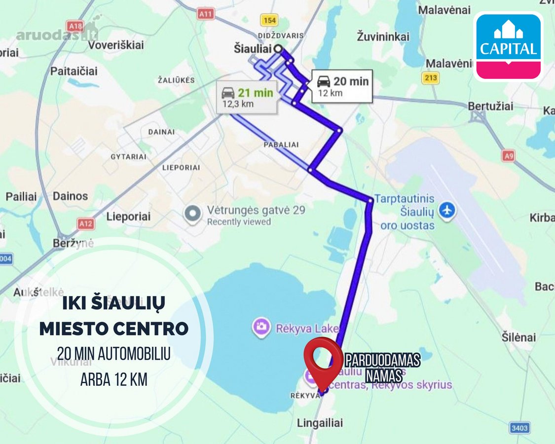 Šiauliuose, Rėkyvoje Parduodamas 1 K., 36.38 - nuotraukos Nr. 12
