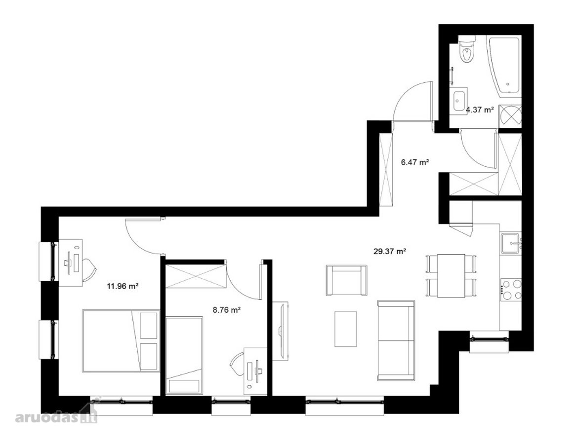 Projektinis buto numeris: Prs B4-17 - nuotraukos Nr. 2