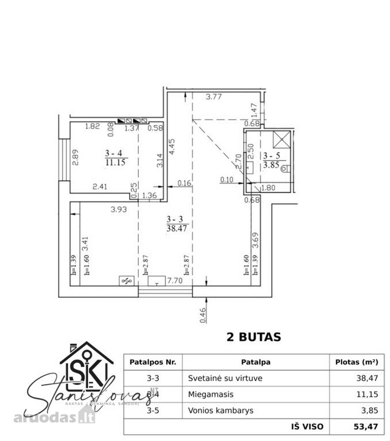 Parduodamas Erdvus Butas Su Vaizdu Į - nuotraukos Nr. 38
