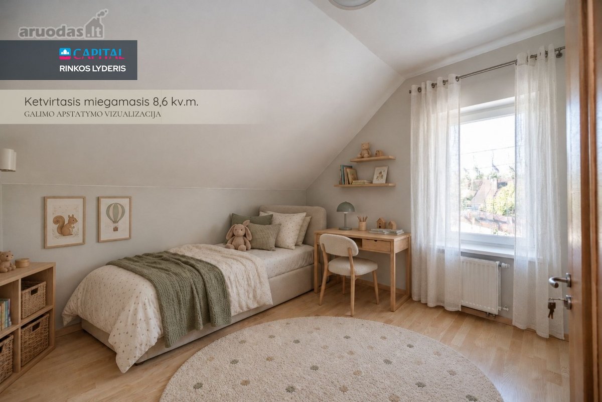 Erdvus Šeimos Namas Pavilnyje – 4 Miegamieji - nuotraukos Nr. 30