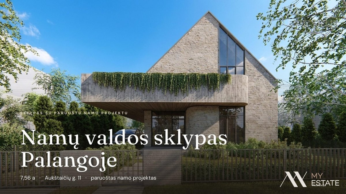 Parduodamas Namų Valdos Sklypas Palangoje Su - nuotraukos Nr. 2