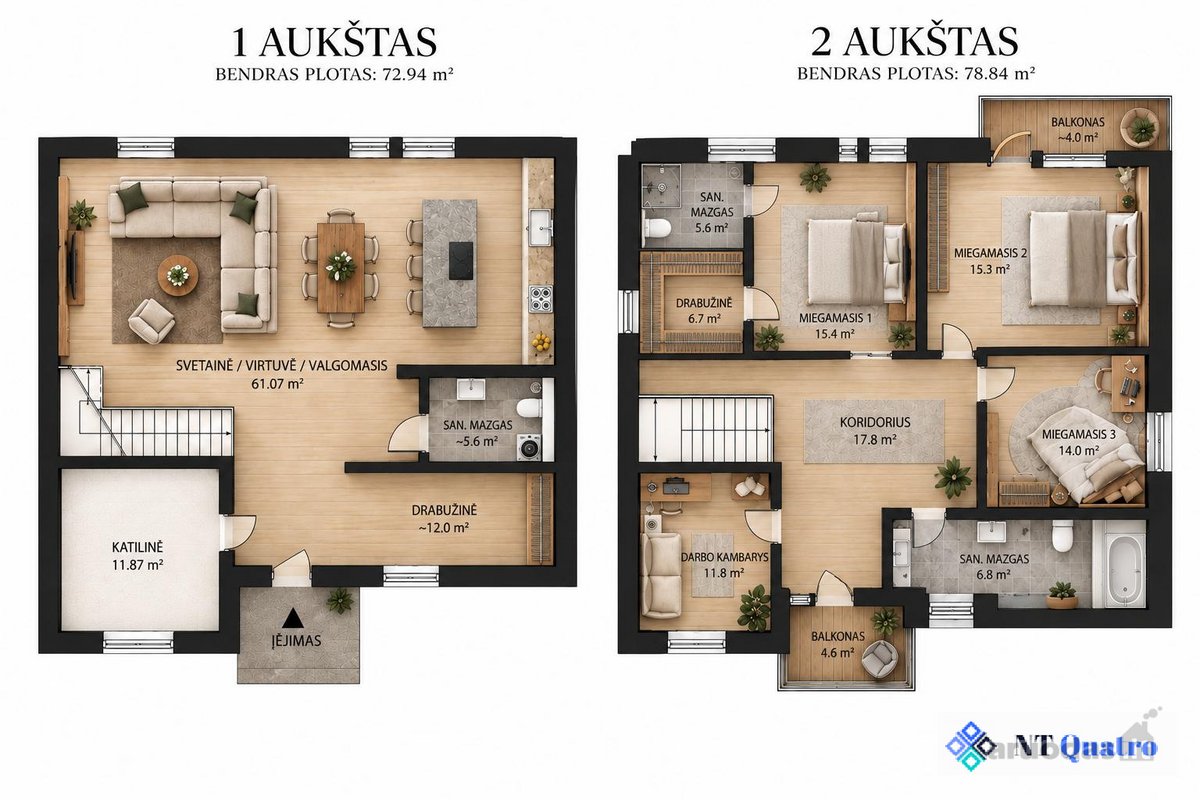 Pasirinkime Liko 5 Namai. 1 Jau Rezervuoti!  - nuotraukos Nr. 13