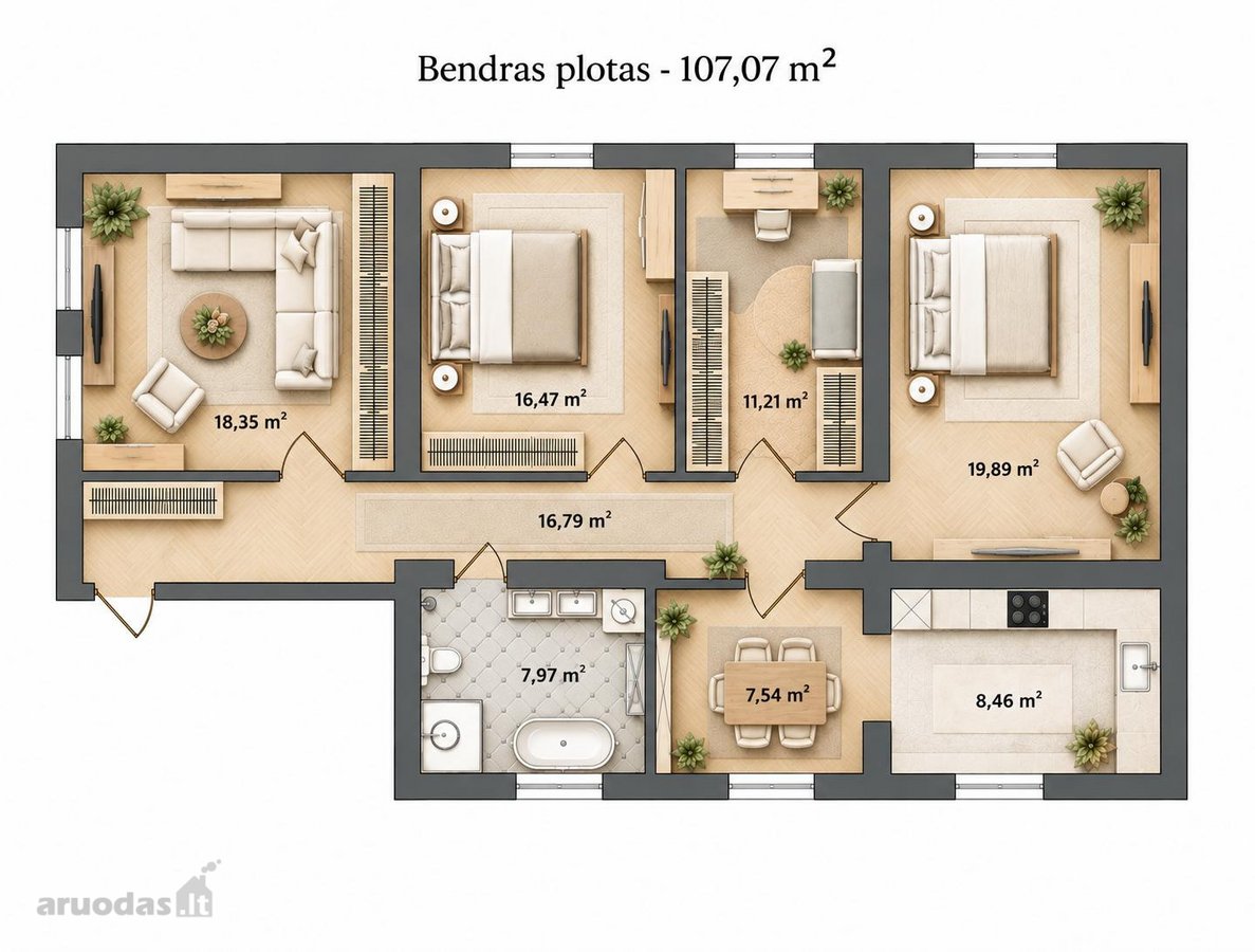Autentiški Senamiesčio apartamentai prie - nuotraukos Nr. 14