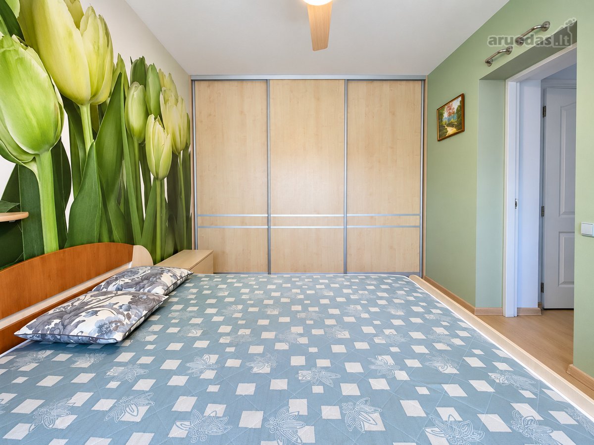 Nuomojamas tvarkingas, šviesus 2 kambarių - nuotraukos Nr. 8
