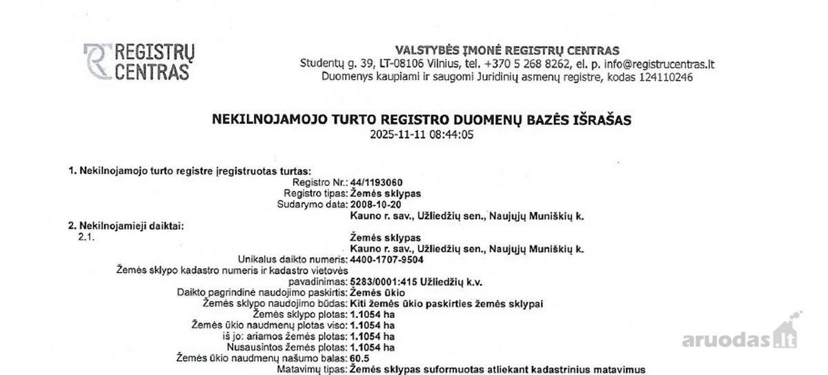 Parduodamas žemės ūkio paskirties sklypas - nuotraukos Nr. 15