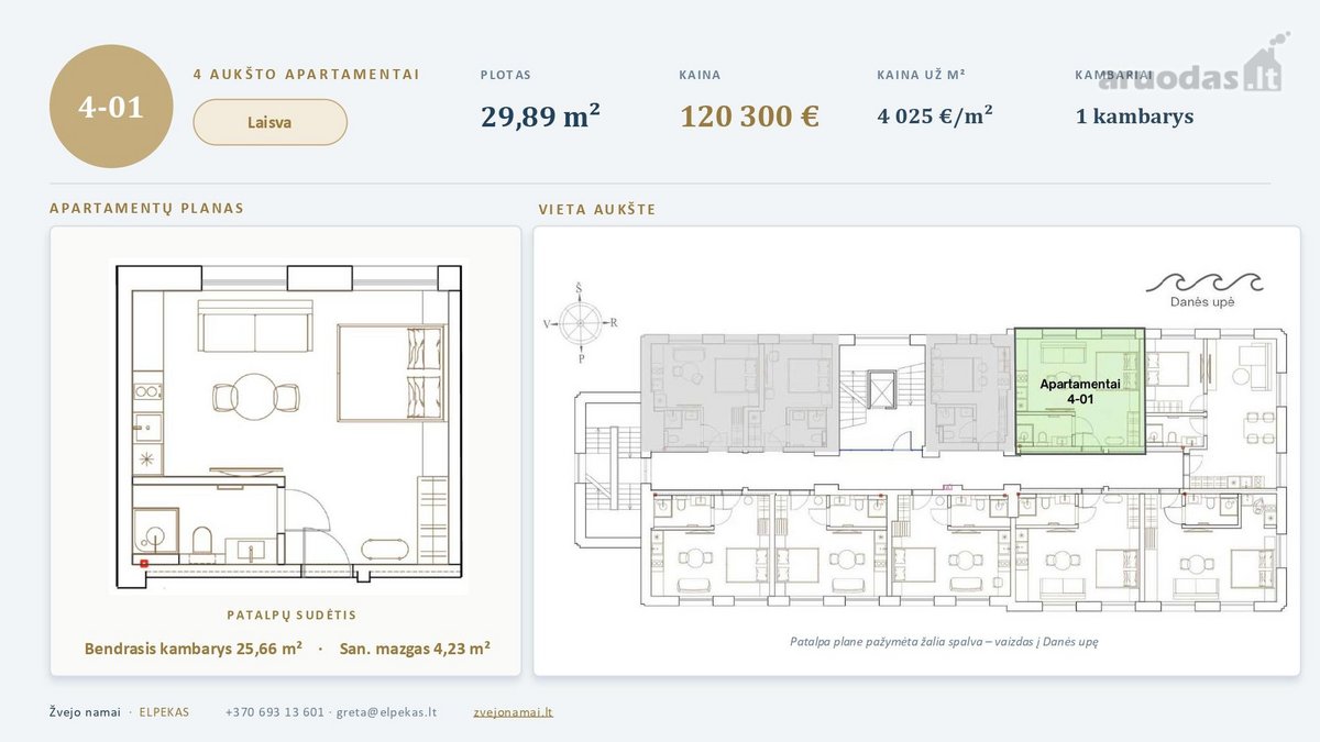 Apartamentai Klaipėdos Senamiestyje Prie - nuotraukos Nr. 10