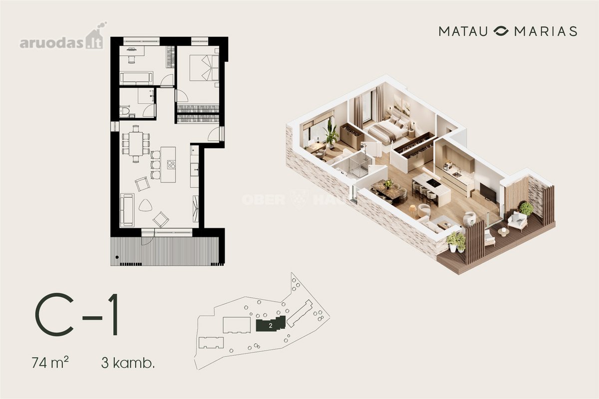 Parduodami 74 m² poilsio paskirties - nuotraukos Nr. 8