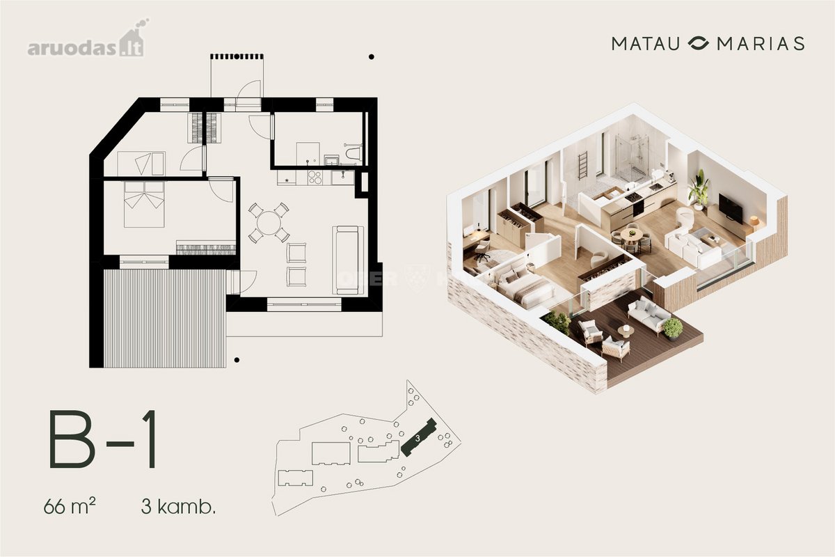 Parduodami 66 m² poilsio paskirties - nuotraukos Nr. 8