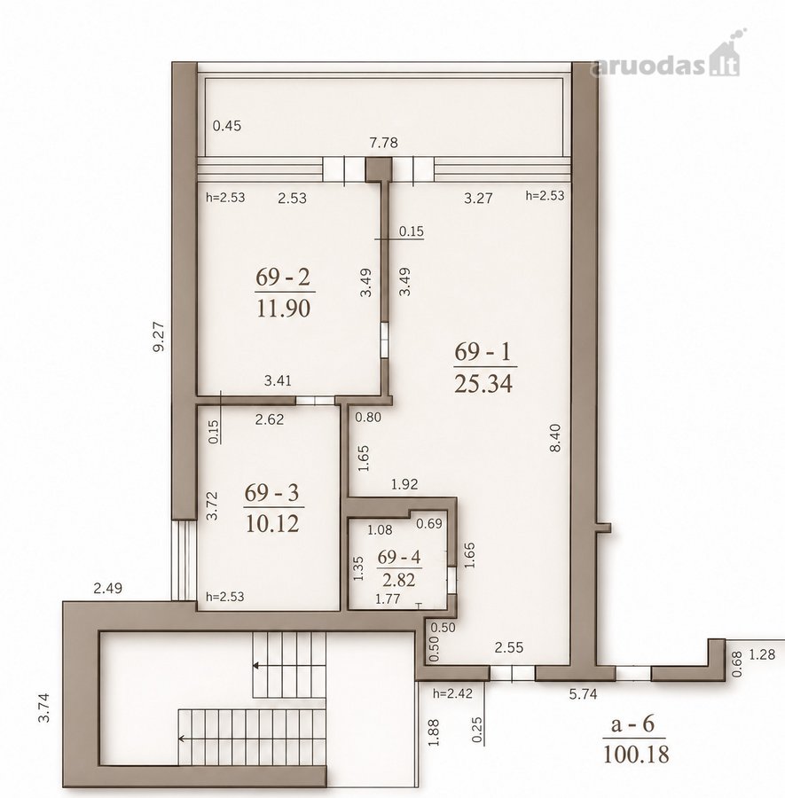 3 Kambarių Butas Palangos Centre – Gyvenamoji - nuotraukos Nr. 15