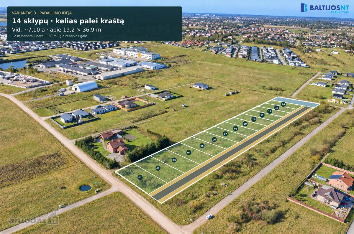 Parduodamas 1,4147 Ha Žemės Sklypas - nuotraukos Nr. 2
