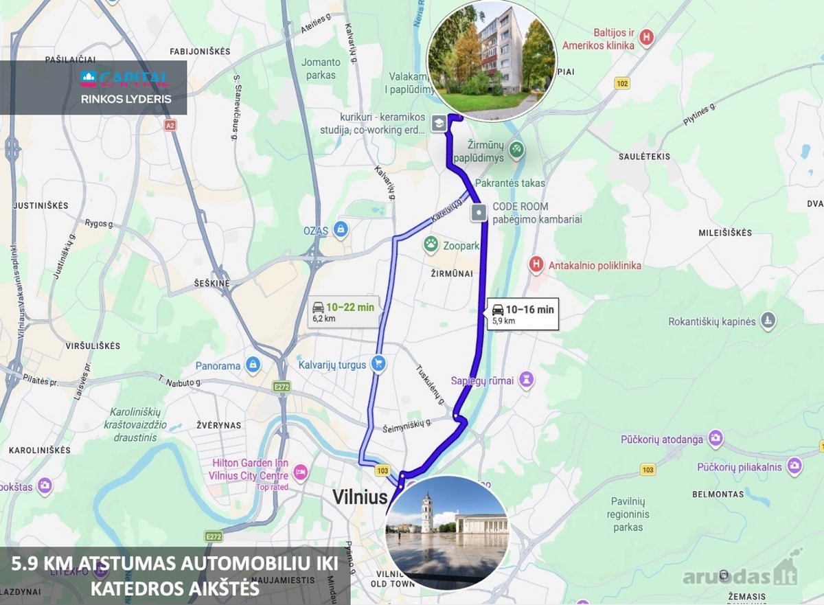 Nuomojamas Jaukus 1 Kambario Butas Žirmūnuose! - nuotraukos Nr. 26
