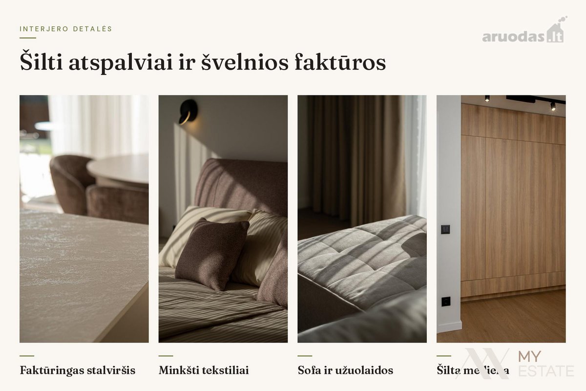 Modernus, pilnai įrengtas A++ klasės namas - nuotraukos Nr. 35