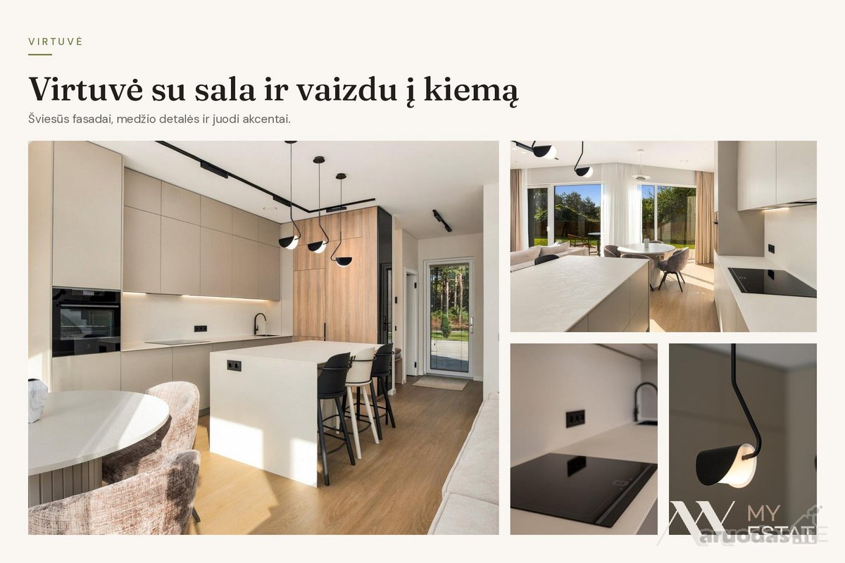 Modernus, pilnai įrengtas A++ klasės namas - nuotraukos Nr. 15