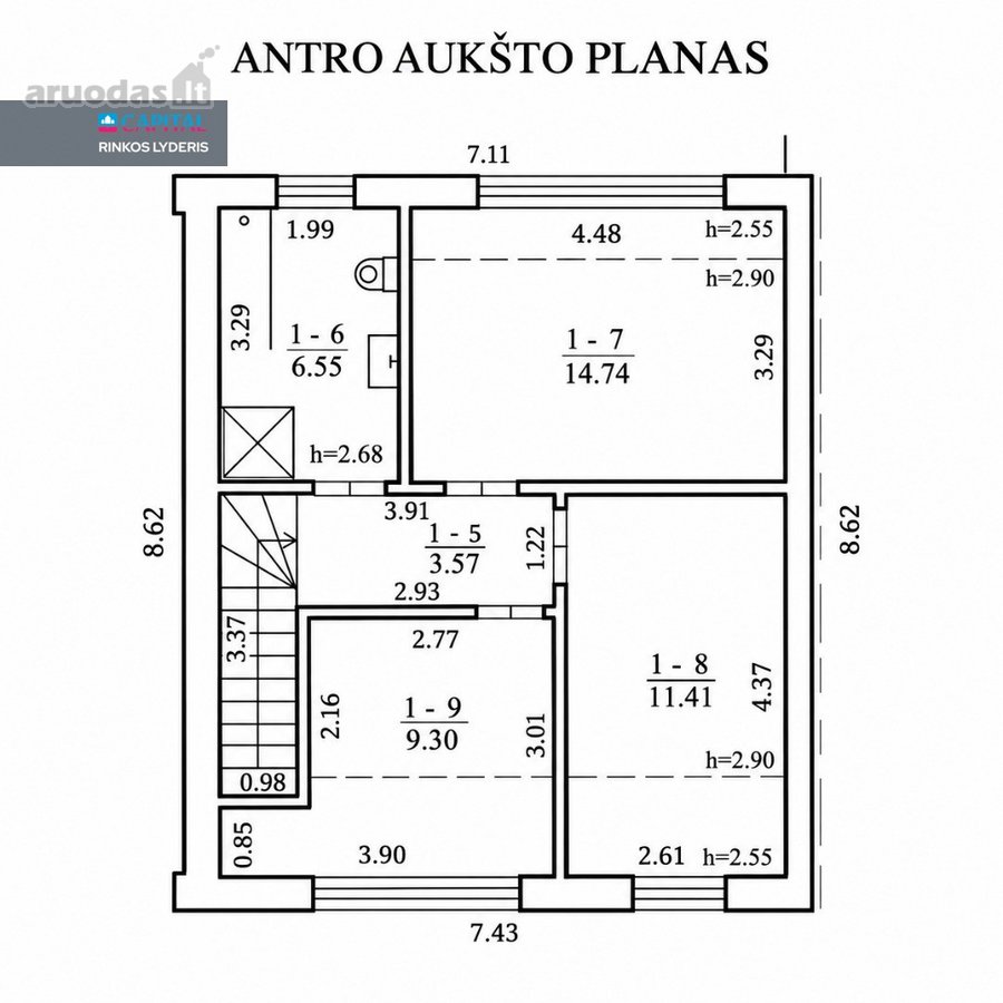 Namai Miško Pašonėje - nuotraukos Nr. 35