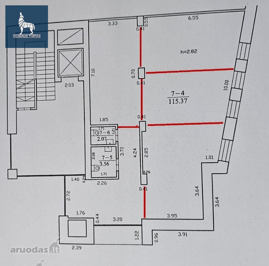 Išnuomojamos 121 m² Komercinės Patalpos - nuotraukos Nr. 17