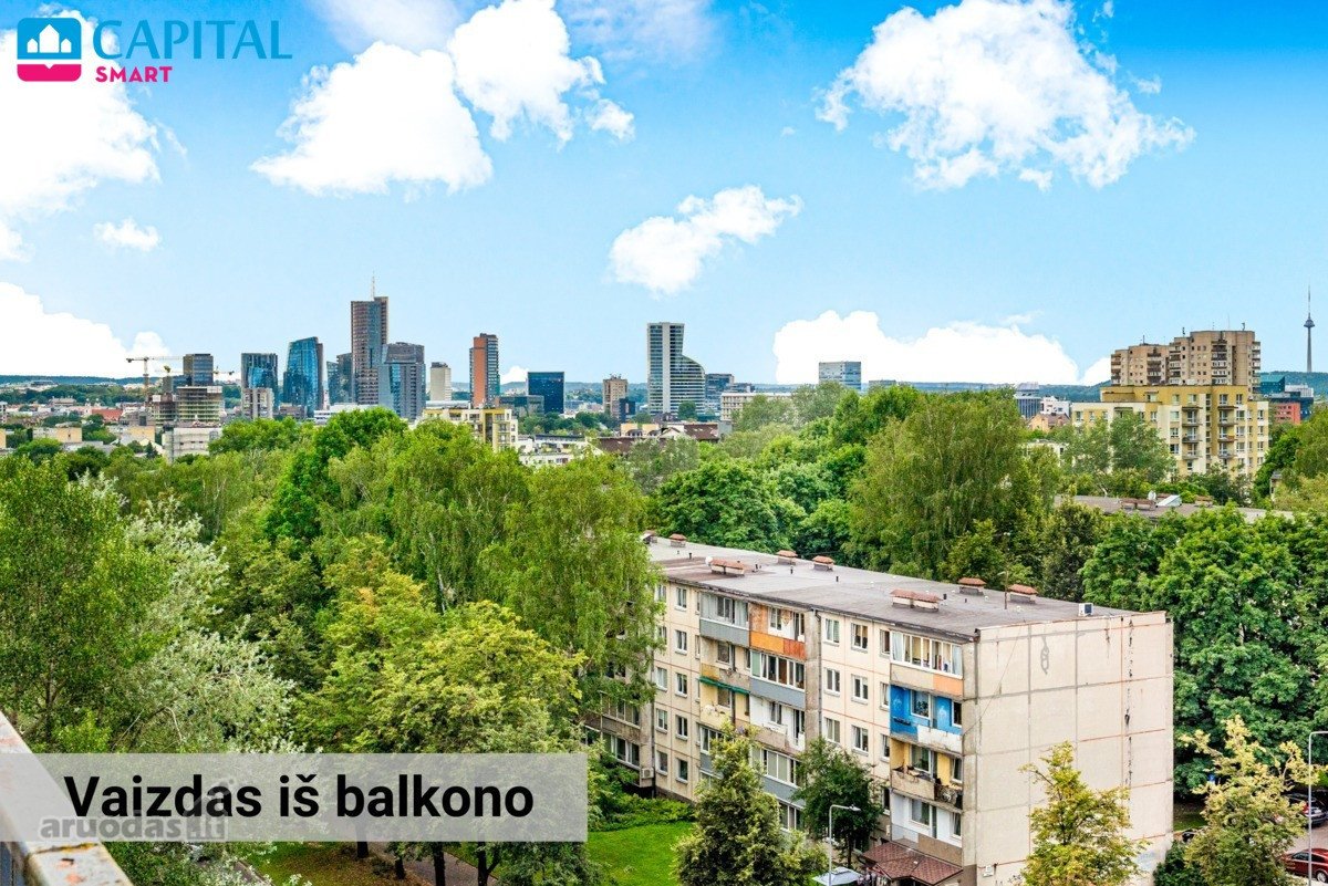 Nuomojamas 2 k. kompaktiškas butas su balkonu - nuotraukos Nr. 13