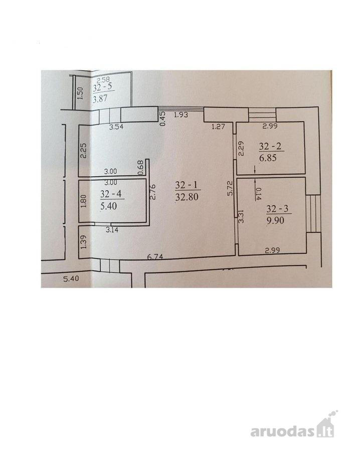 Išnuomojamas gerai įrengtas erdvus 3 (trijų) - nuotraukos Nr. 9