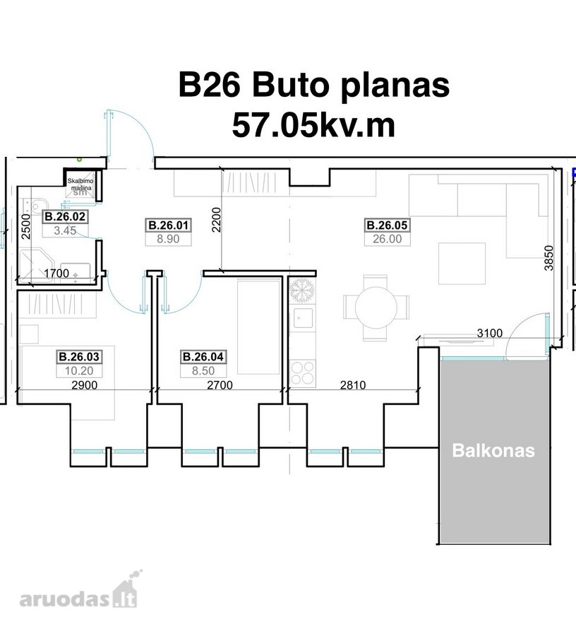 Išskirtinė Erdvė – 5 Metrų Aukščio Lubos - nuotraukos Nr. 3