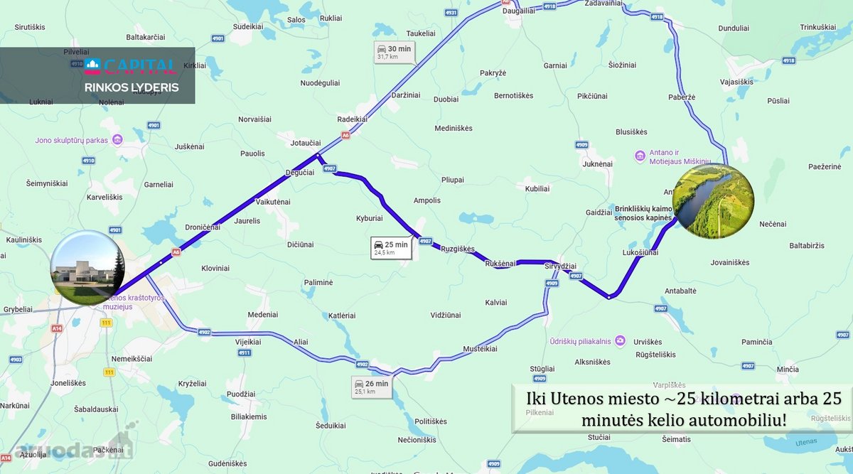 Parduodamas 165 Arų Sklypas, Unikalioje - nuotraukos Nr. 21