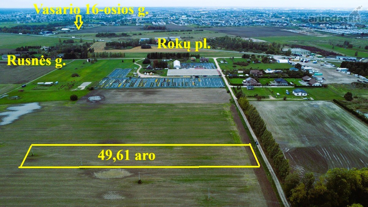 Parduodamas erdvus 49,61 aro sklypas, - nuotraukos Nr. 4