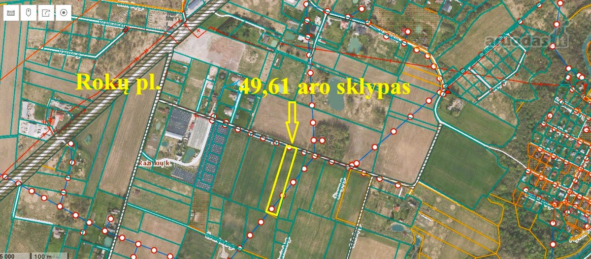 Parduodamas erdvus 49,61 aro sklypas, - nuotraukos Nr. 7