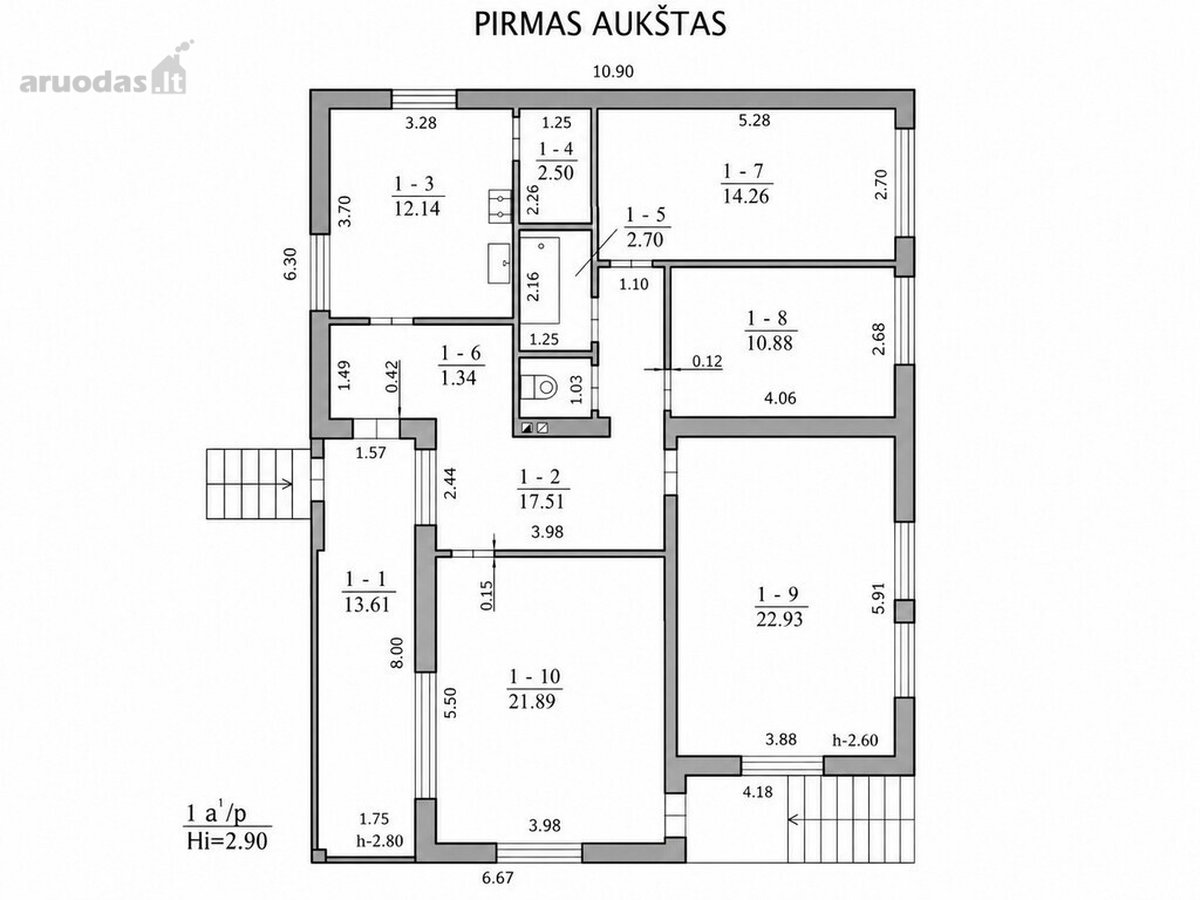 Parduodamas Vieno Aukšto, 4 Kambarių, 106 Kv. - nuotraukos Nr. 10
