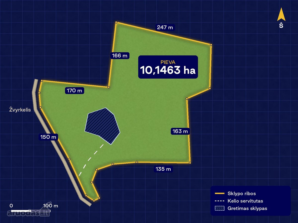  Parduodamas 10,15 ha sklypas su leidimu - nuotraukos Nr. 2