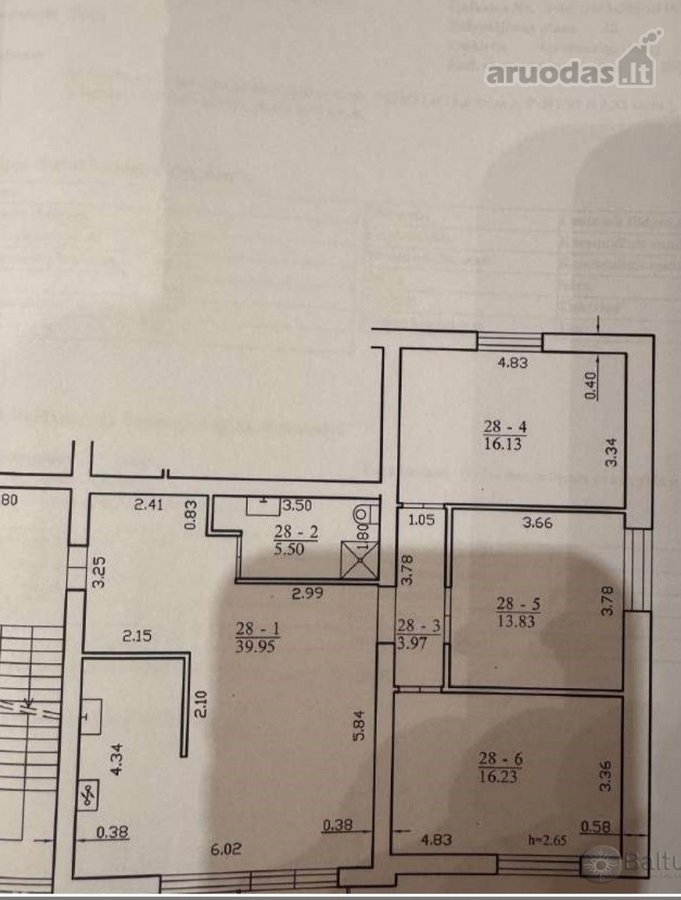 Parduodamas erdvus 4 kambarių butas su - nuotraukos Nr. 11