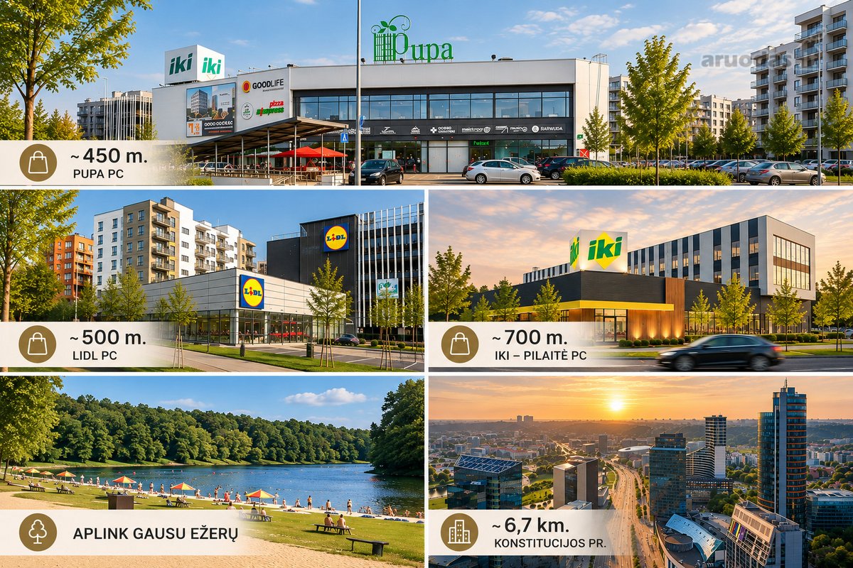 Parduodamas Šviesus Ir Jaukus Butas Su - nuotraukos Nr. 27