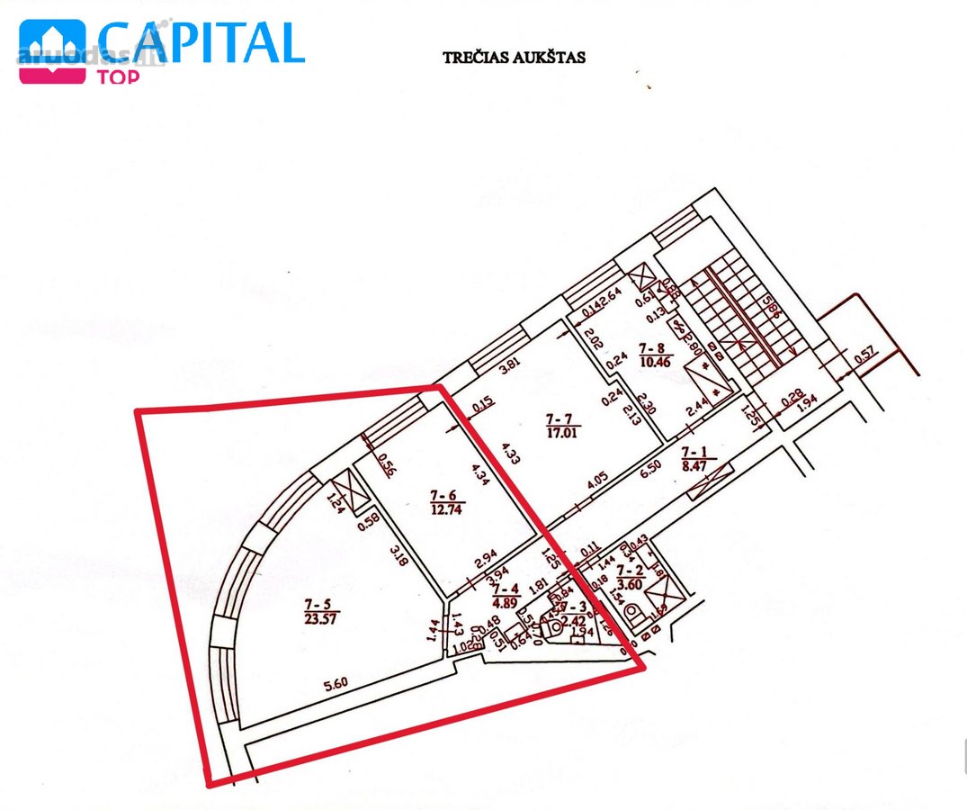 Nuomojamos Patalpos Kauno Centre Donelaičio G. - nuotraukos Nr. 11