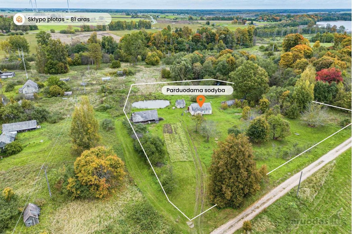 Parduodama sodyba su 81 aro ploto sklypu, - nuotraukos Nr. 17
